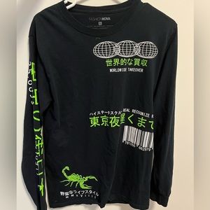 Fashion Nova Graphic tee long sleeve